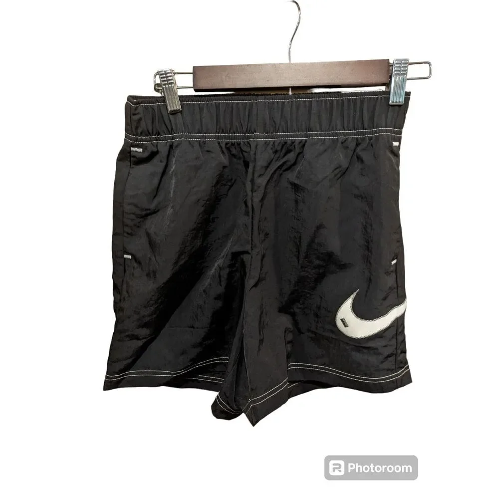 Nike Women's Small‎ Black Shorts Loose Fit High Rise NWT